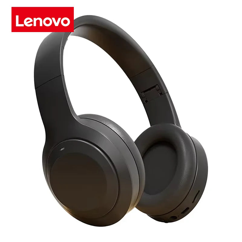 Lenovo Wireless Headphones Sleek Design Foldable Over Ear Headsets mobile phone/ipad listening headset gaming game headset Black Se258b2a525474d9bb23694e4918ce8a5U Amrit Store